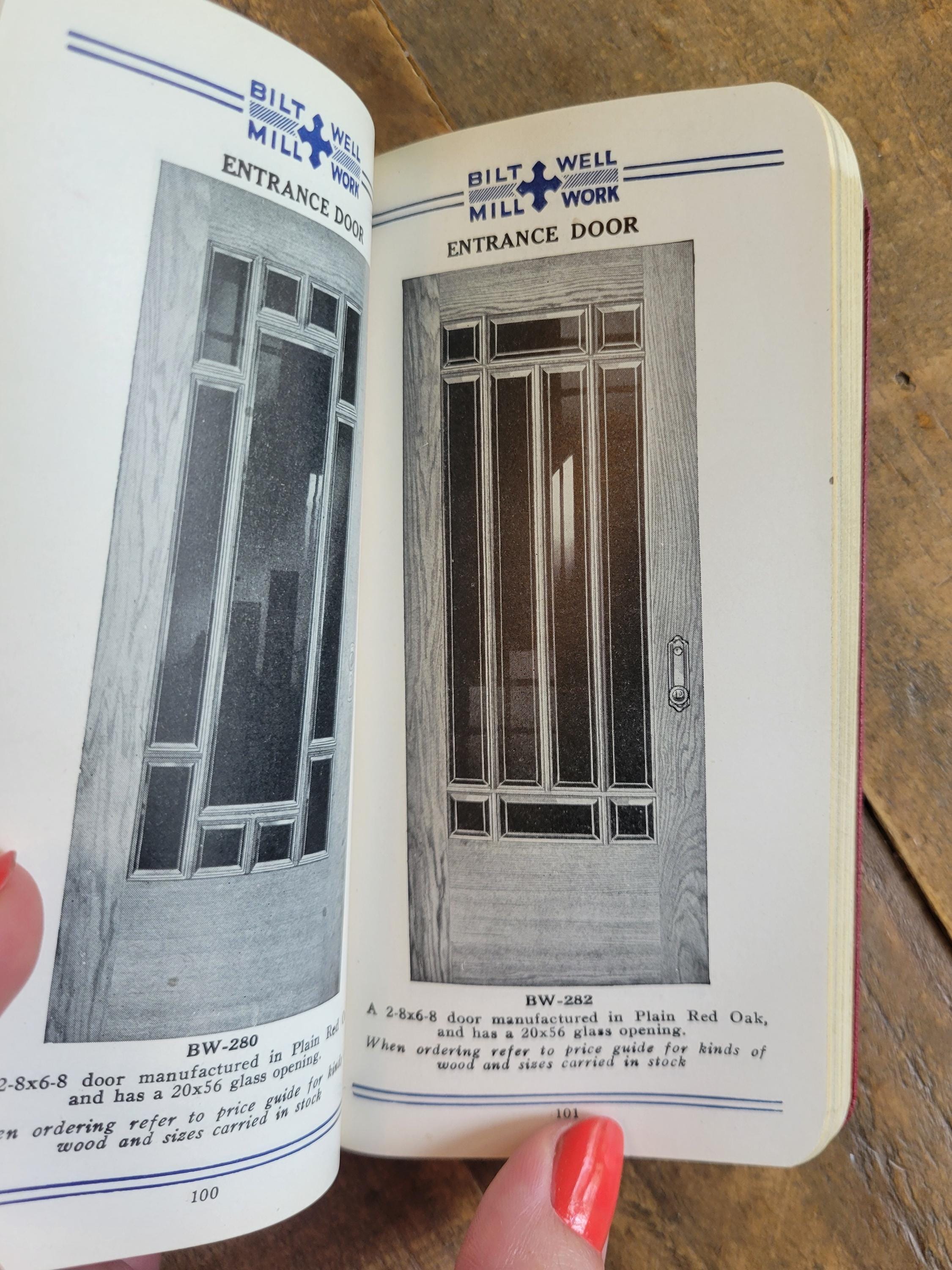 1919 Bilt-well Millwork Catalog: Adams & Kelly Co., Omaha - Etsy