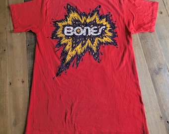 Vintage Powell-Peralta Bones Skateboard T-shirt Red Medium