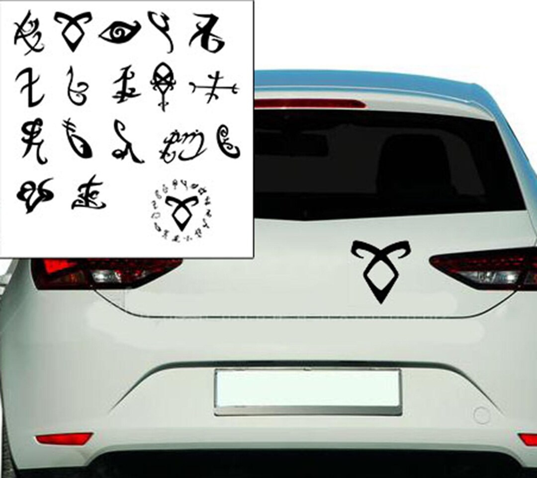 Shadowhunters Rune Vinyl Decal, Car Sticker, Shadowhunters Decal for ...