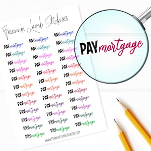 Planner Aufkleber, 36 Aufkleber für Planer, Kalender und mehr, Papieroptionen verfügbar