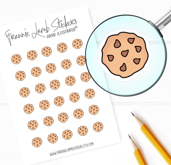 Set di adesivi per biscotti deliziosi | Vettore Gratis