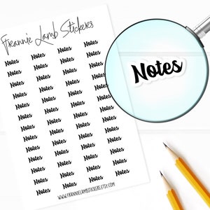 Notitiestickers, 52 labels voor planners, kalenders en meer, kleur- en papieropties beschikbaar