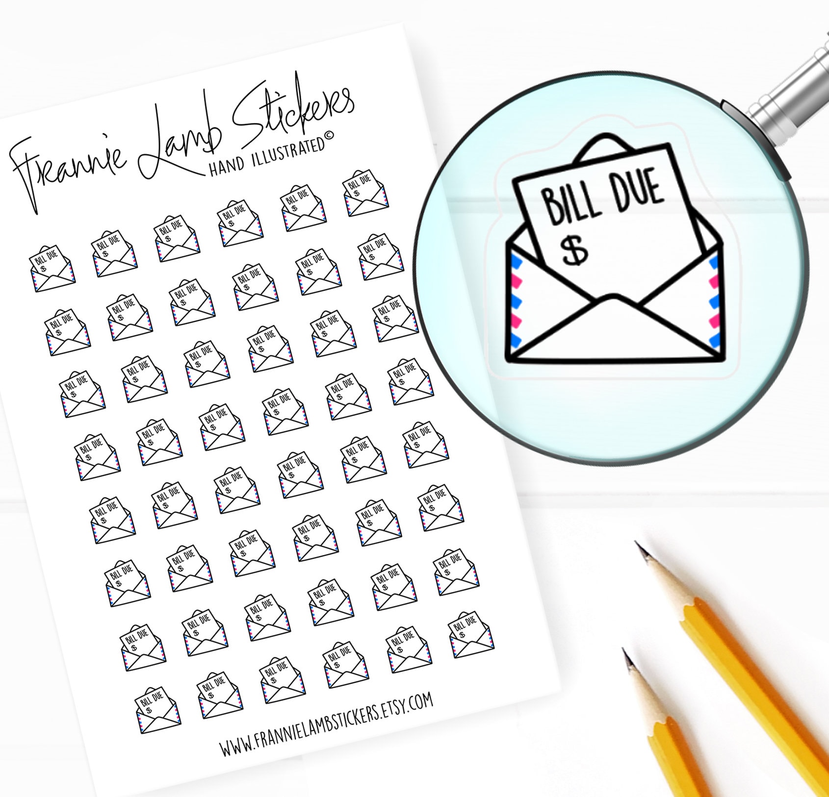 48 kleine und klare Rechnung aufgrund Sticker schreiben ...