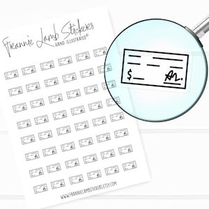 48 adesivos transparentes de planejador (1/2 "cada), adesivos de verificação, adesivos de lembrete para planejadores, calendários, álbuns de recortes, artesanato e muito mais