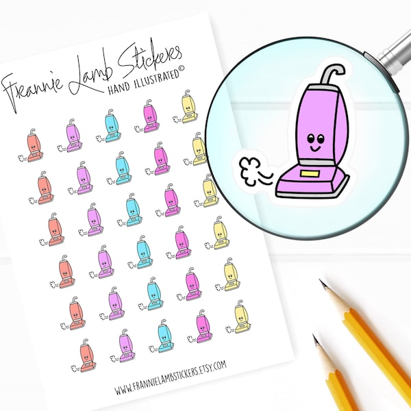 Vacuum Stickers Etsy