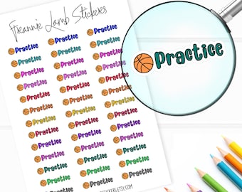 Softball Planner Stickers - 54 Vinyl Labels For Game Day & Practice Scheduling