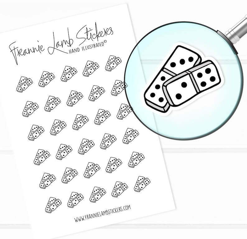Domino Stickers (1/2