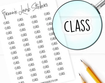 Pegatinas para planificador de clases, 52 etiquetas para planificadores, calendarios y más, opciones de color y papel disponibles