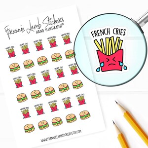 Pegatinas de mal día (1/2" cada una), pegatinas de planificador de estado de ánimo, pegatinas de planificador de mal día para calendarios, planificadores y más