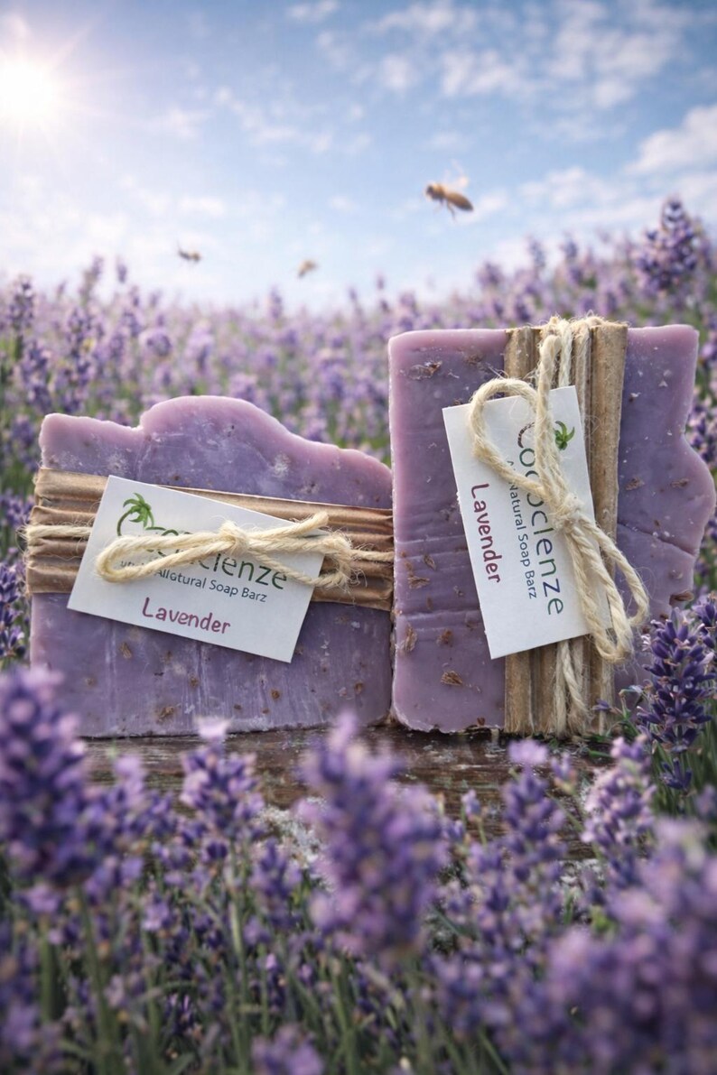 Lavender With Buds - Cold Process Soap Exfoliant Natural Handmade - Etsy