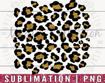 Gold Leopard Square, PNG File, Sublimation Print, Digital Design, Background, Animal Print, Clipart, Printable Decor, Shirt Design, Clipart