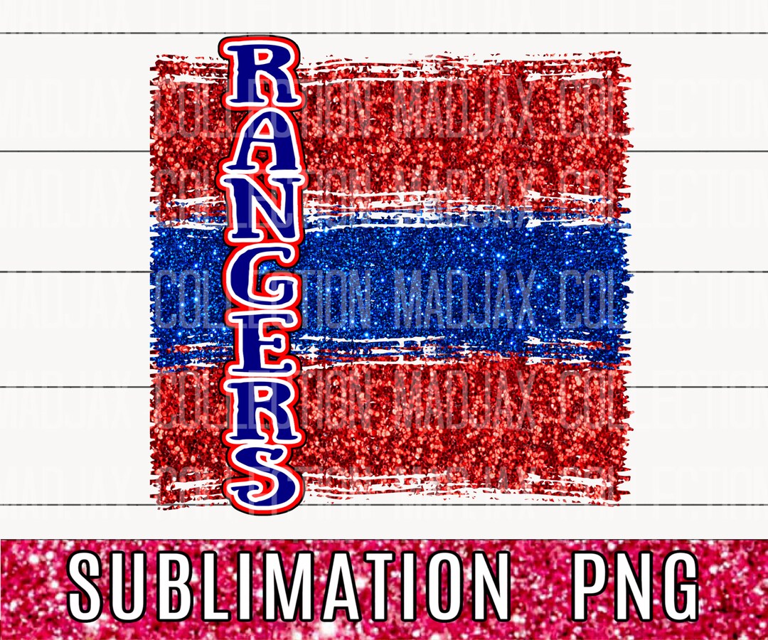 Team Rangers Sublimation PNG File Design Download School - Etsy