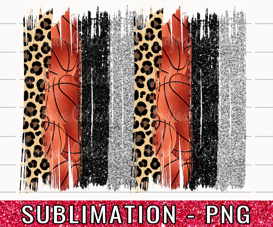 Basketball Brush Stroke PNG, Background Clipart, Leopard Brush Stroke