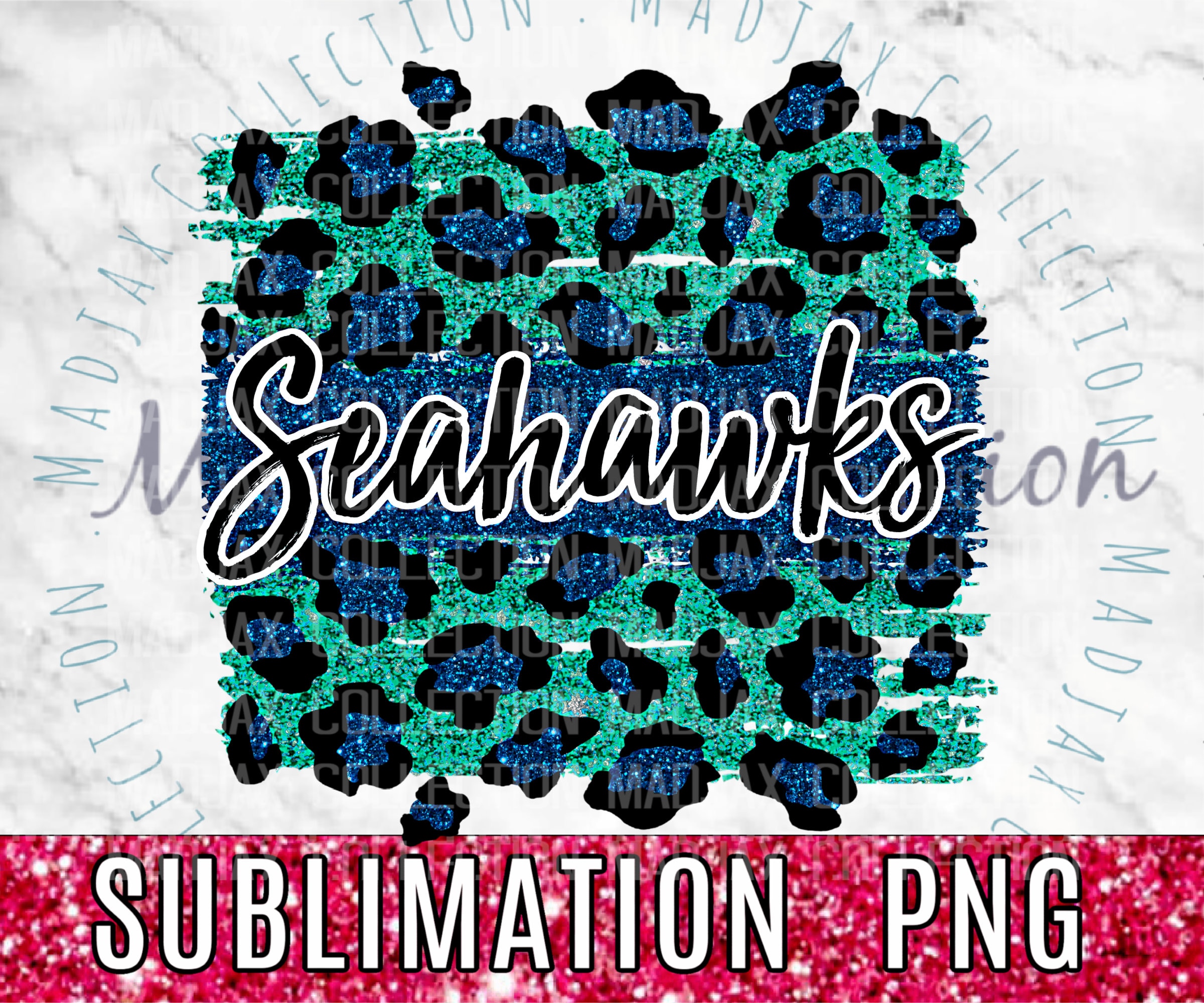 Glitter top seahawks jersey