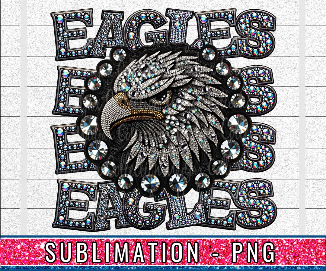 Purple Rhinestone Eagle Eagles Faux Rhinestone PNG: Sublimation Design (digital Download) - Etsy