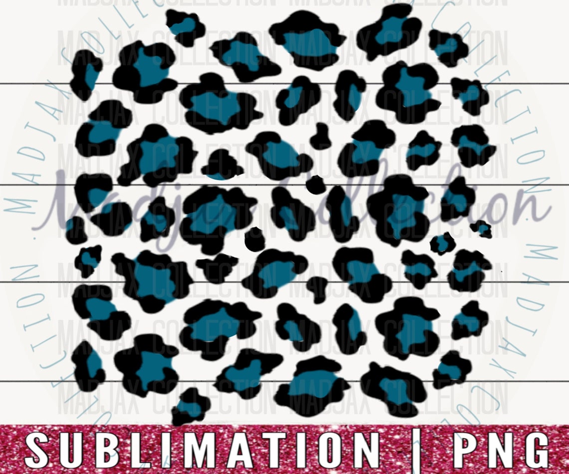 turquoise leopard print top
