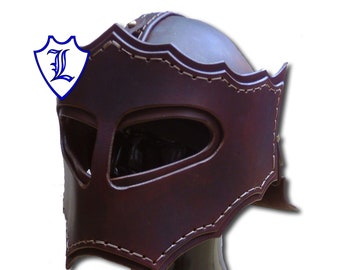 Visored Dragon Helm Handmade for SCA LARP Cosplay and Fantasy fairs