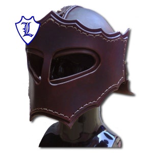 Visored Dragon Helm Handmade for SCA LARP Cosplay and Fantasy fairs