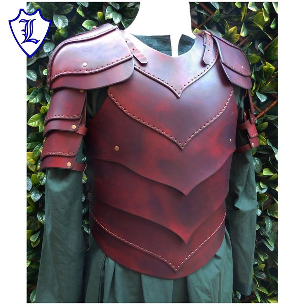 Ranger's Masculine Leather Armour Handmade  for SCA LARP Cosplay & Fantasy fairs