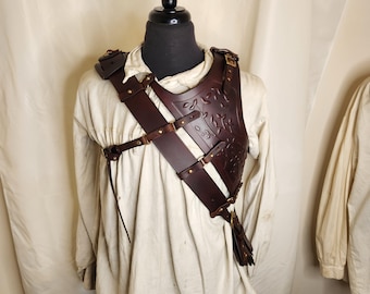 Verdant Armoured Battle Harness Handmade for SCA LARP Cosplay & Fantasy fairs