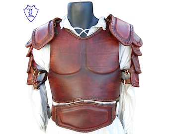 Sicarius Leather Armour Handmade for SCA LARP Cosplay & Fantasy fairs
