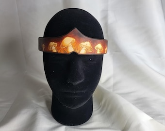 Mushroom Leather Headband