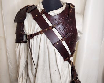 Verdant Full Armoured Battle Harness Handmade for SCA LARP Cosplay & Fantasy fairs
