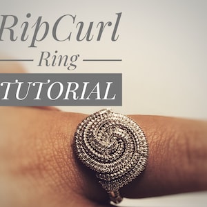 Wire Wrap, Rip Curl Ring Tutorial