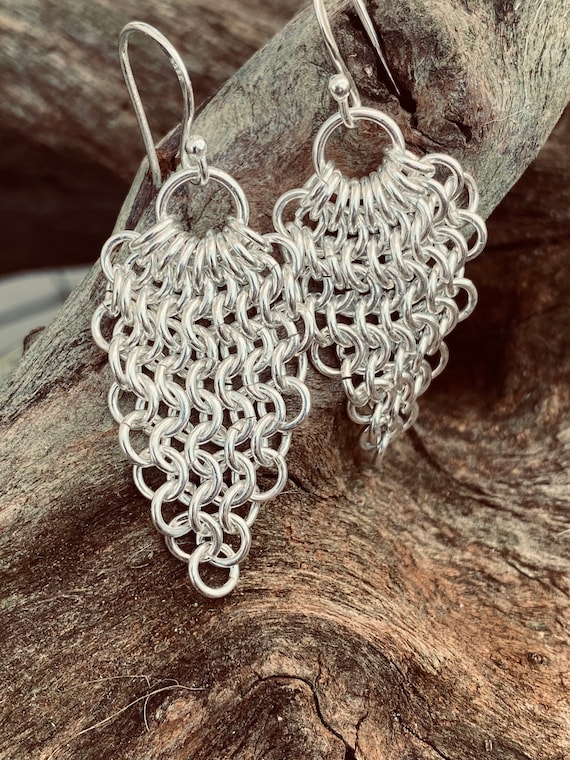 Silver by cheap mail earrings