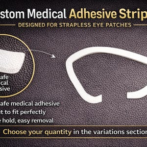 Strapless Eye Patch Medical Tape – Hypoallergenic, Secure Hold