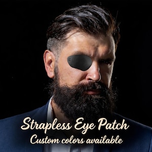 Ögonlapp utan axelband – Lätt, ventilerad Kydex-ögonlapp | Flera färgalternativ | Inkluderar tejpprover