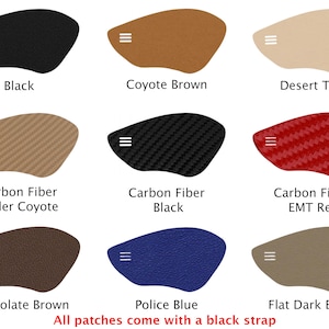 Cache-œil, Cache-œil pour adulte, Sports, Style Crenshaw, Adulte, Noir, Cuir, Concave, Grilles d'aération, Flux d'air, Qualité, Navy Seal, Durable, Cool image 10