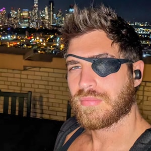 Mesh Eye Patch - See-Through and Breathable for Sports and Cosplay - Crenshaw Style - Aero Patch