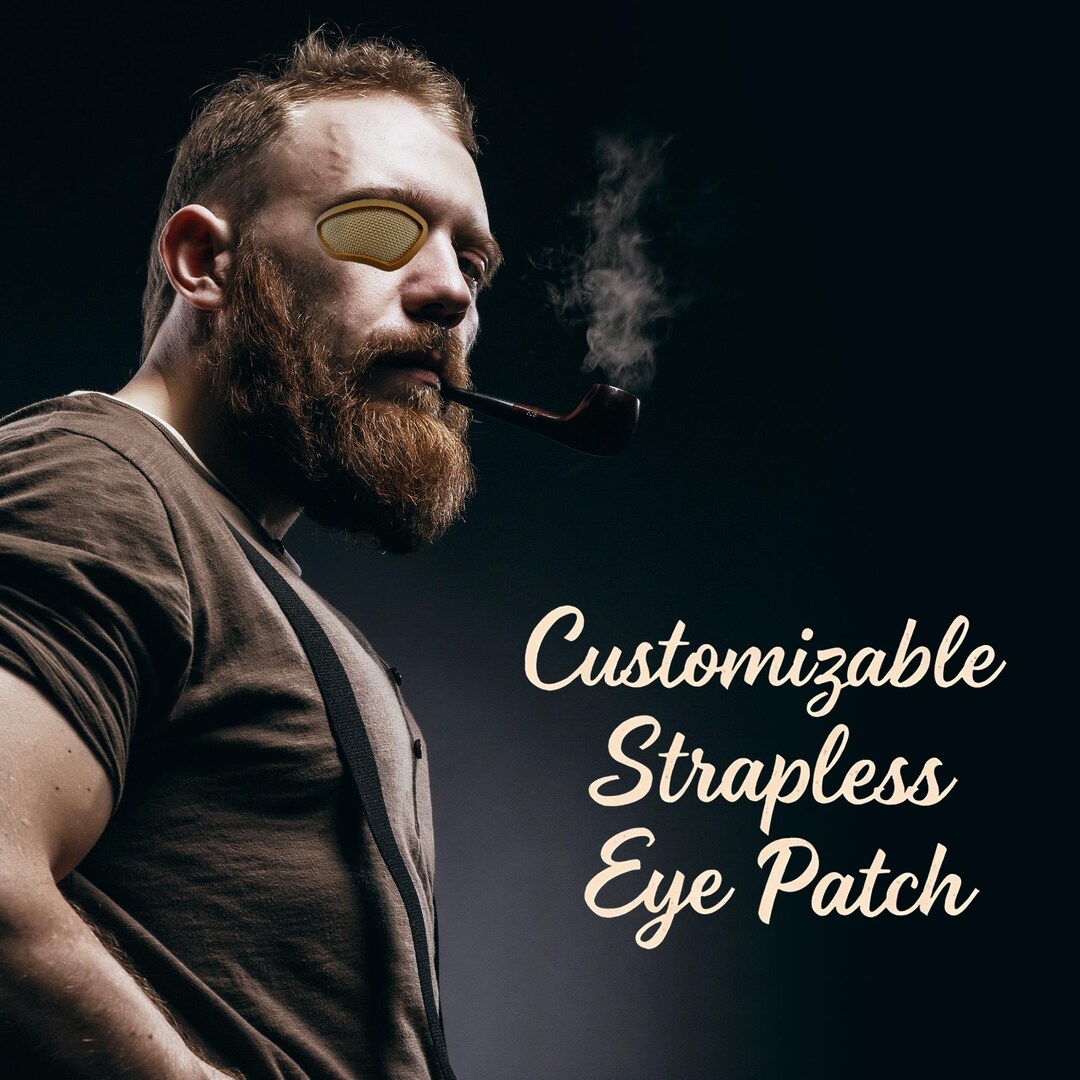 RIGHT Eye – Customizable Strapless Mesh Eye Patch, Choose Colors ...