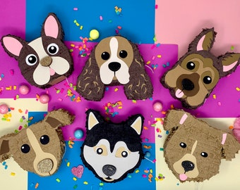 Dog Mini Pinata Pet Pinata Dog Party Favor Dog Lover Birthday Party For Dog Custom Dog Gifts