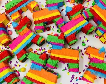 Mini Donkey Pinata Party Favor - Bachelorette Bridal Shower Corporate Gift Box Fiesta Birthday Celebration