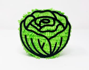 Cabbage Mini Pinata: Handmade Fiesta Party Decor