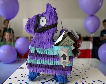 Mini Llama Pinata - Gamer Party Favor & Birthday Decoration Supply