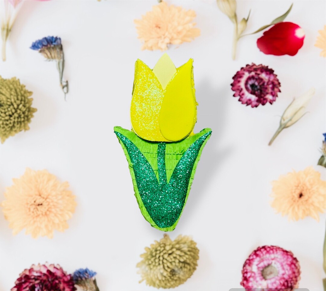 Mini Tulip Piñata for Summer Party Decoration, Spring Gift, Easter ...