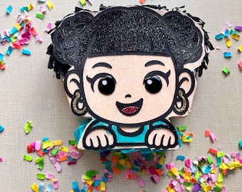 Zoey Kpop Demon Hunters Mini Piñata - Unique Birthday Party Decor