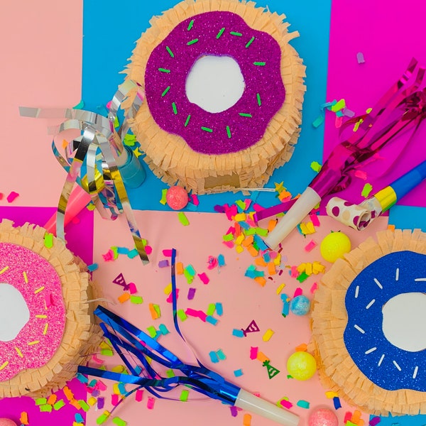 Mini donut pinata, PICK ONE, Mini donut piñata, Donut Themed Party