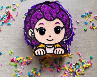 Rumi Kpop Demon Hunters Mini Pinata: Handmade Party Decoration