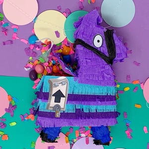 Blue Llama Piñata Child Pink Blue Llama Piñata Child Pink