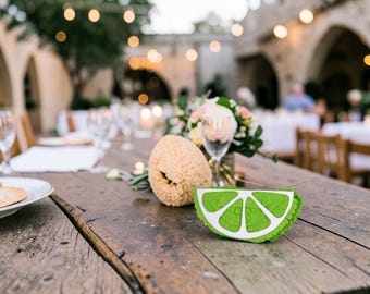 Lime Mini Piñata Wedding Party Favor – Fruit Mini Piñata – Fiesta Party Decor – Taco Party Decoration – Cute Handmade Piñata