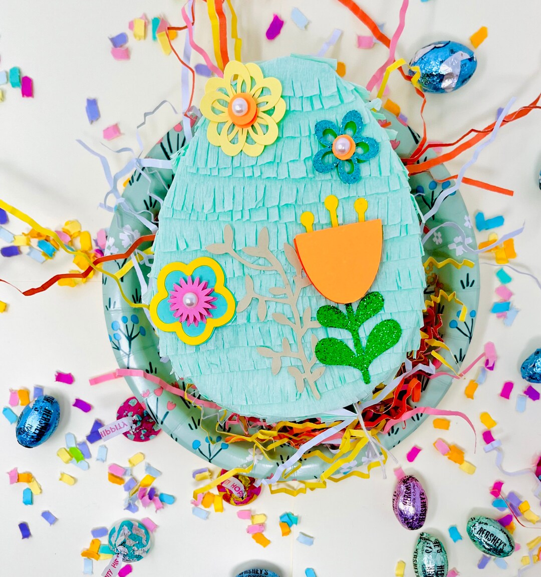 Easter Egg Mini Piñata: Personalized Spring Party Favor, Basket Filler ...