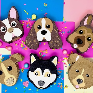 Custom Dog Pinata - Mini Pet Party Favor for Dog Lover Birthday Gift