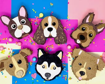Mini Dog Pinata Pet Party Favor Birthday Gift Decoration for Animal Lover Celebration