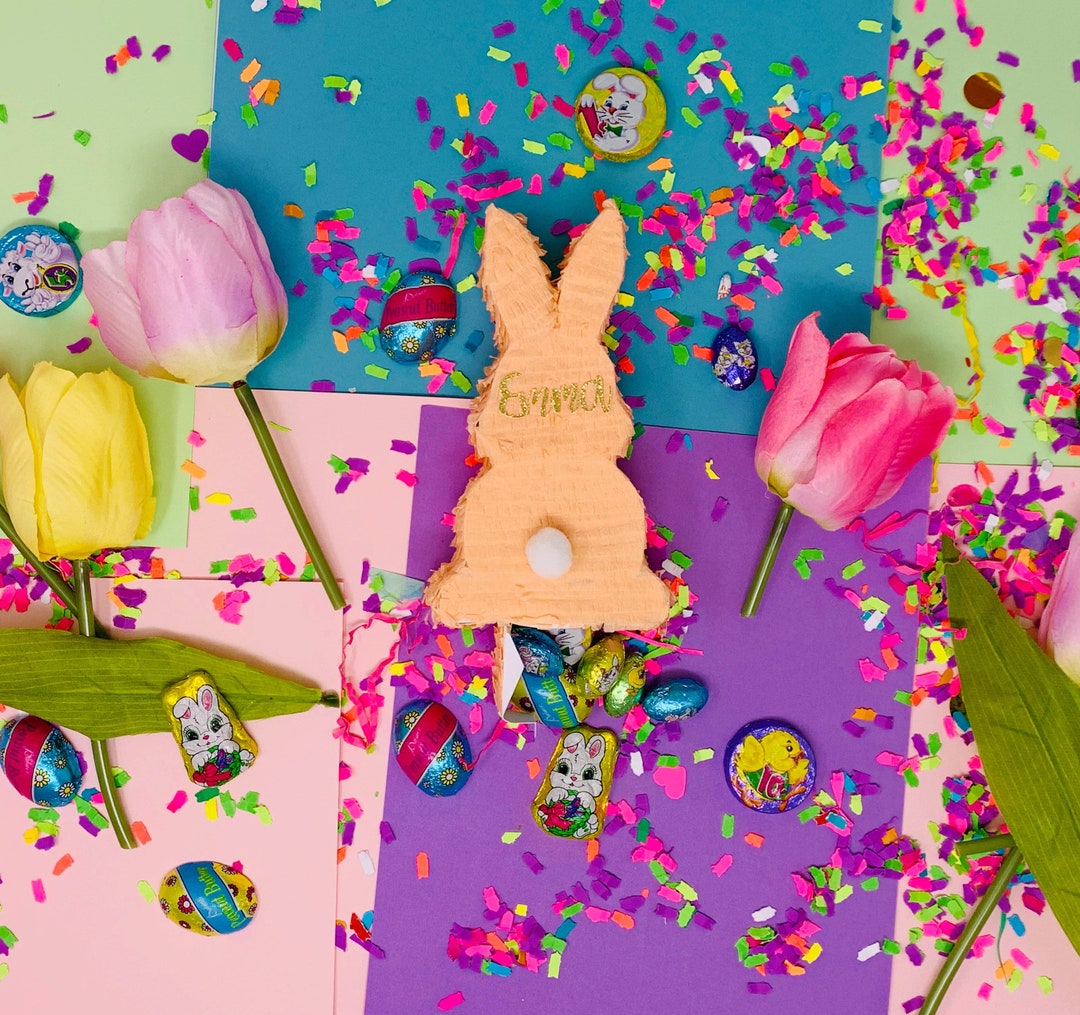 Mini Bunny Easter Pinata for Spring Party Decorations and Favors - Etsy