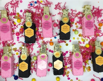 Bottle Mini Pinata: Personalized  Wedding Bridesmaid Proposal Gift Box