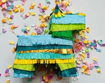 Mini Donkey Piñata: Fiesta Wedding Favor, Cinco de Mayo Decor, Unique Celebration Centerpiece